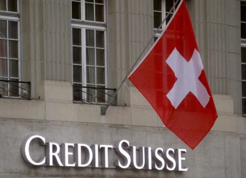 O banco Credit Suisse pediu um empréstimo de US$ 54 bilhões (R$ 285 bilhões) ao Banco Central da Suíça. O anúncio foi feito na madrugada desta quinta-feira (16). (Foto: Divulgação)