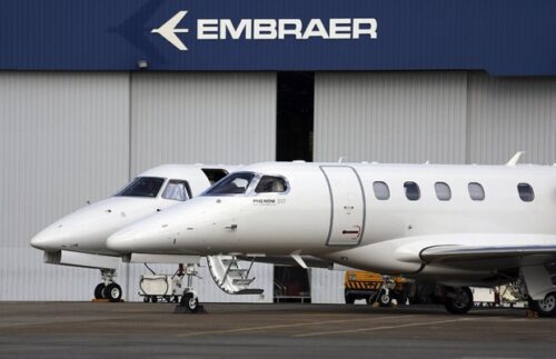 Avião Embraer. Foto: Divulgação