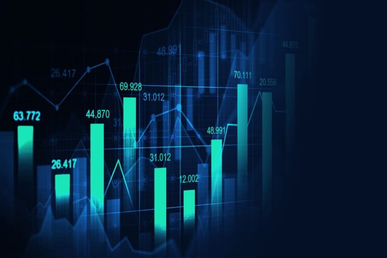 aluguel de ações: um gráfico mostrando as oscilações do mercado financeiro.