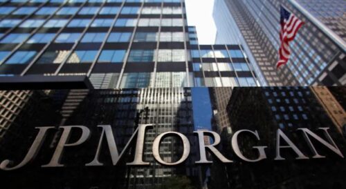 Estrategistas do JPMorgan mostram otimismo com o mercado de ações Brasileiro. fOTO: Fachada da sede do JPMorgan Chase & Co em Nova York 19/10/2013REUTERS/Mike Sega