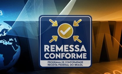 Remessa conforme logo. Reprodução Governo Federal