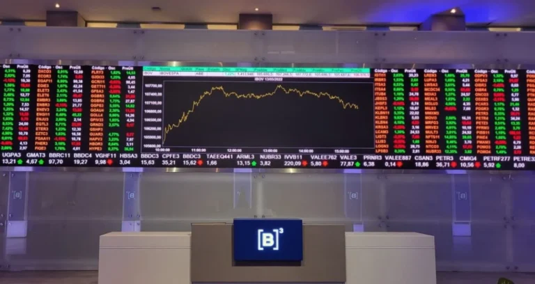 Bolsa brasileira cai 4,5% no primeiro trimestre de 2024
