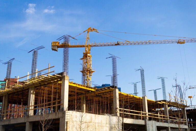 prédio sendo construido