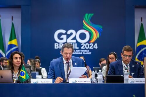 Destaques econômicos e políticos no Brasil: declaração tributária do G20, resultados fiscais e empresas