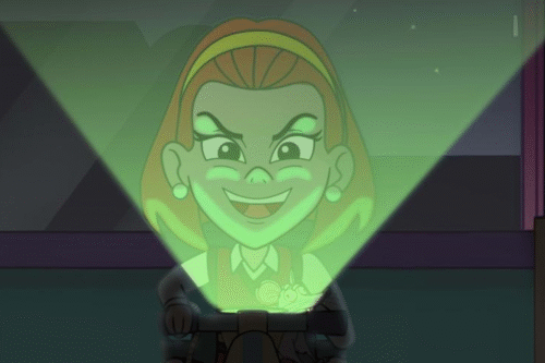 Imagem de personagem infantil com cabelo laranja, usando uniforme escolar, em canal estatal na Argentina, envolvendo polêmica no governo Milei e desenho libertário