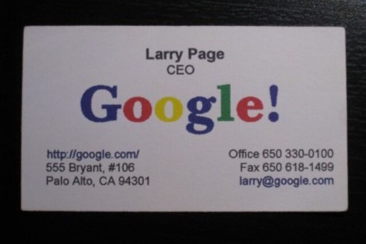 Larry Page cofundador do google