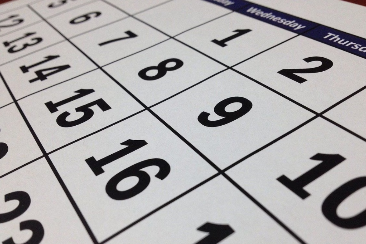 Calendário de Feriados Nacionais