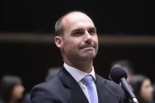 Eduardo Bolsonaro, filho do ex-presidente Jair Bolsonaro