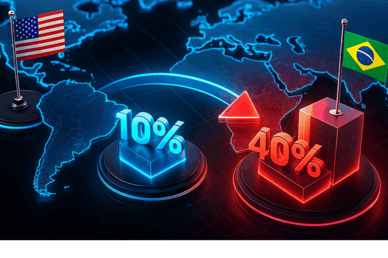 Tarifas 10% 40% Eua Brasil