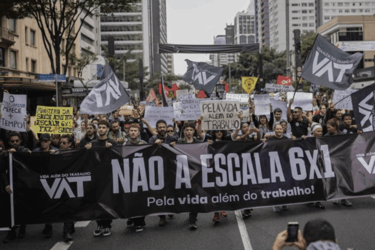 manifestacao sobre o fim da jornada 6x1