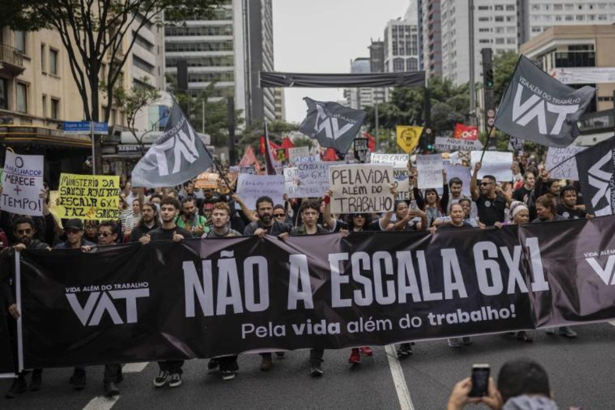 manifestacao sobre o fim da jornada 6x1