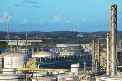 Complexo industrial petroquímico da Braskem.