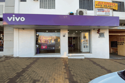 Foto de loja física da Vivo
