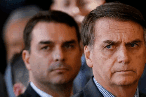 Jair e Flávio Bolsonaro