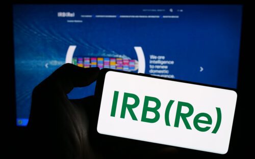 IRBR3 ações em alta