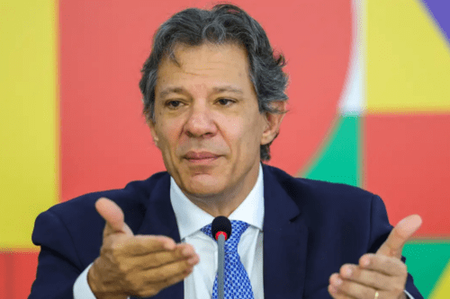 Foto do ministro da Fazenda Fernando Haddad