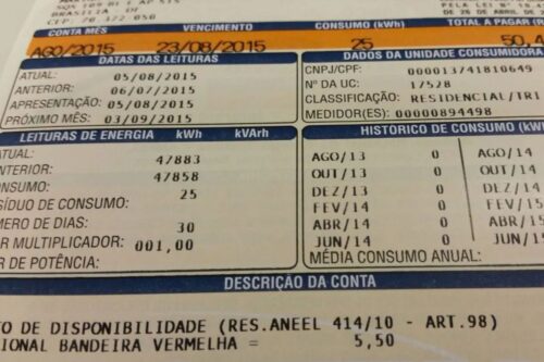 IPCA dezembro conta de luz mais cara