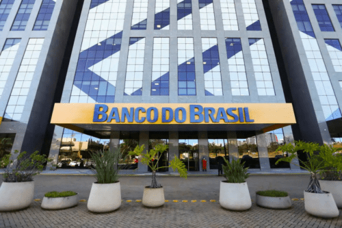 Foto da fachada do Banco do Brasil