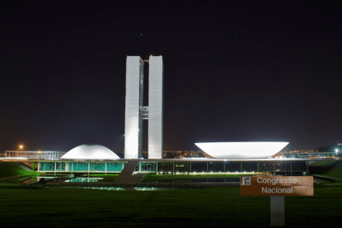 Foto do Congresso Nacional do Brasil, Brasília.