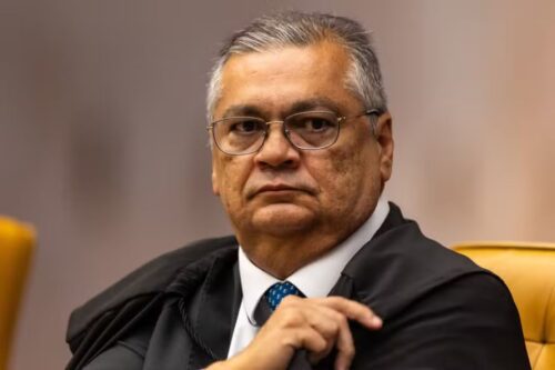 O ministro Flávio Dino, durante sessão do STF