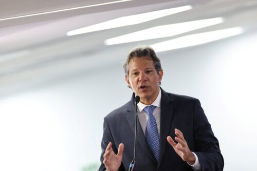 © Reuters. Ministro da Fazenda Fernando Haddad em Brasílian 13/1/2026 REUTERS/Adriano Machado