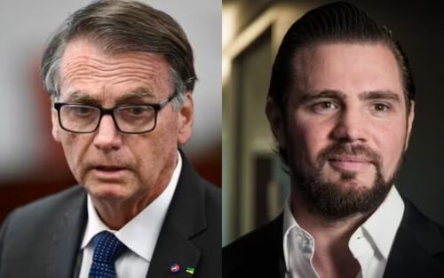 Jair Bolsonaro e Daniel Vorcaro — Foto: Agência O Globo e Ana Paula Paiva/Valor
