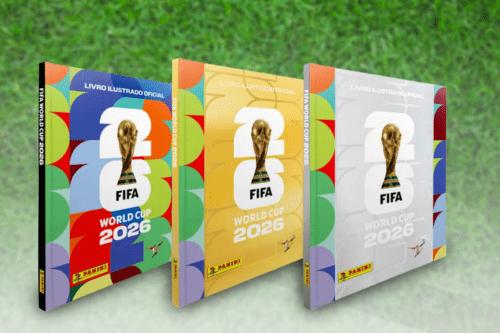 Imagem promocional do Álbum da Copa do Mundo 2026.