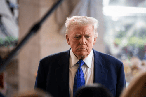 Foto do presidente dos EUA Donald Trump.