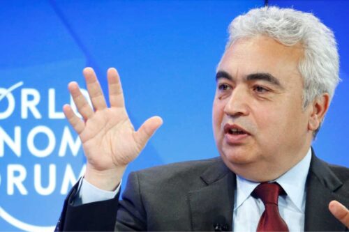 Fotografia em close de Fatih Birol, diretor executivo da Agência Internacional de Energia (IEA).