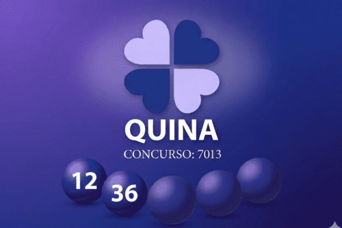 Sorteio da Quina concurso 7012