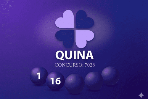 Sorteio da Quina concurso 7028