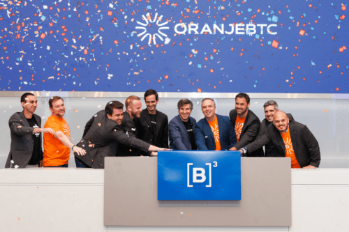 Estreia da OranjeBTC na B3.