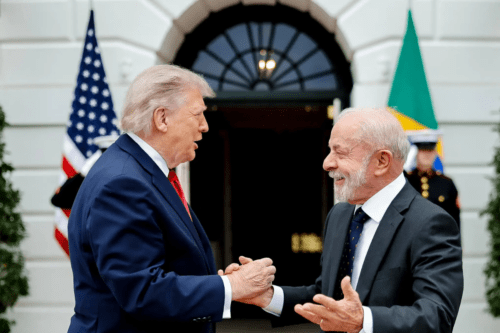 Encontro entre o presidente do Brasil Luiz Inácio Lula da Silva, e o presidente dos EUA, Donald Trump. 07 de maio de 2026.