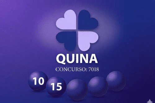 Sorteio da Quina concurso 7018