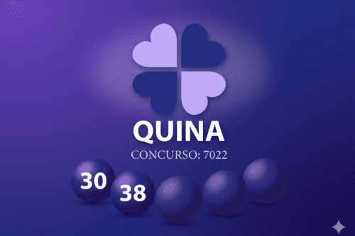 Sorteio da Quina concurso 7022