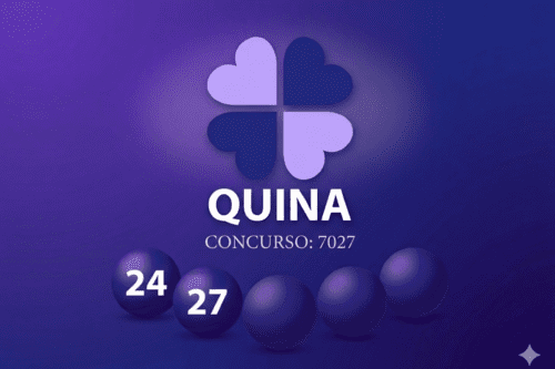 Sorteio da Quina concurso 7027