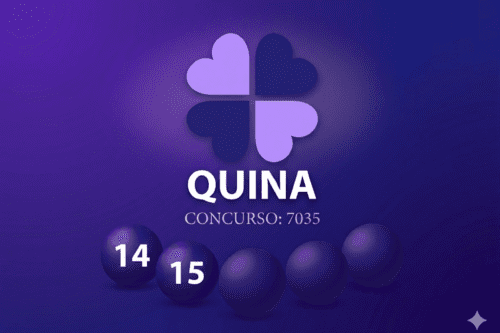 Sorteio da Quina concurso 7035