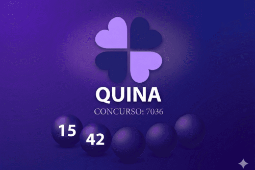 Sorteio da Quina concurso 7036
