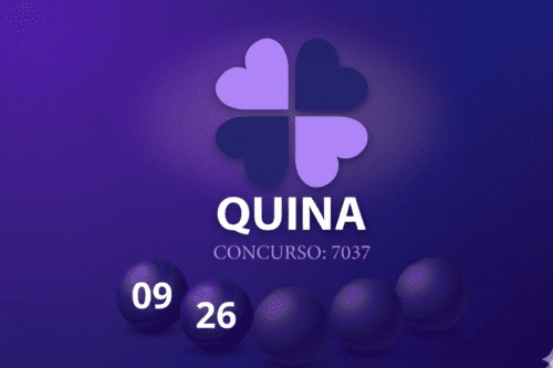 Sorteio da Quina concurso 7037