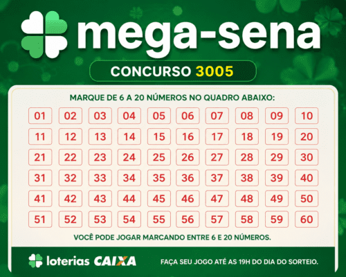 mega-sena 3005