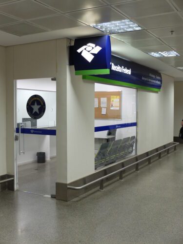 Concurso Receita Federal 2026: posto da Receita Federal no Aeroporto Internacional de Brasília