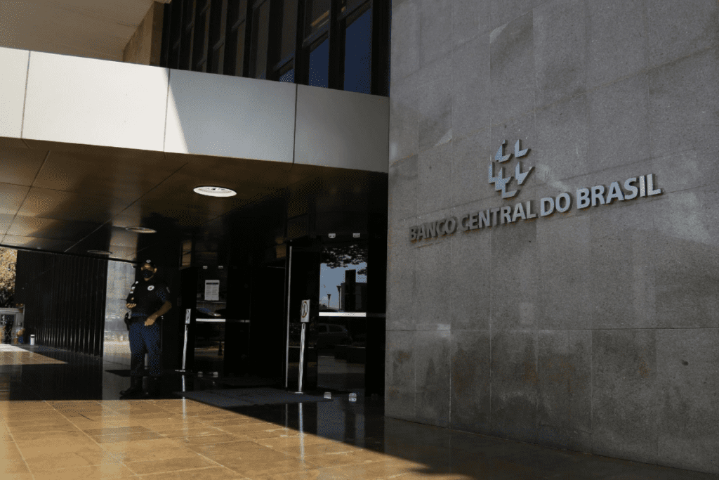 Fachada do Banco Central do Brasil.
