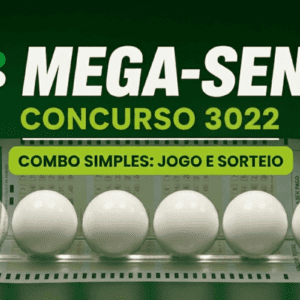 Sorteio da Mega-sena concurso 3022.