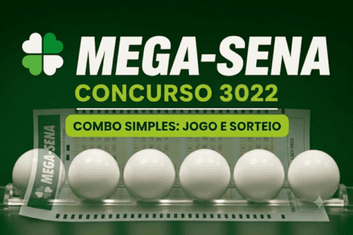 Sorteio da Mega-sena concurso 3022.