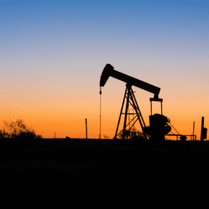 Máquina de extração de petróleo bruto Jack Fracking com bomba de óleo Texas Sunset.