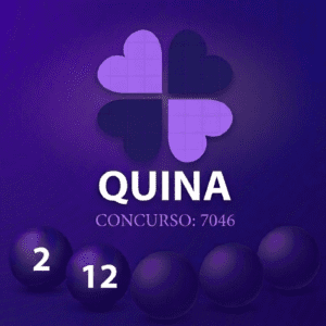 Sorteio da Quina concurso 7046