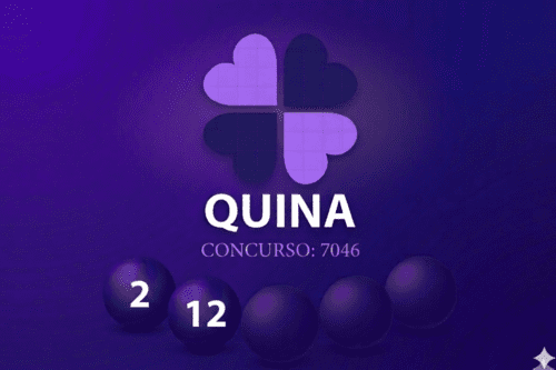 Sorteio da Quina concurso 7046