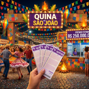 Sorteio da Quina de São João 2026.
