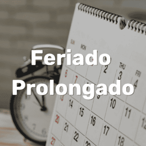 Calendário simbolizando feriado prolongado.