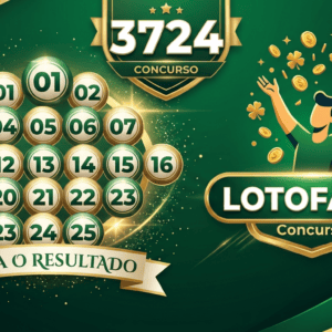 resultado Lotofácil 3724